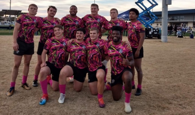 Gorilla Rugby at the Freetail 7s. Alex Goff photo.