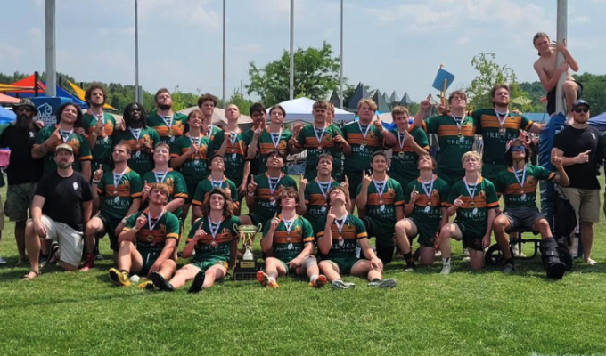 Green Bay celebrate after their final win.