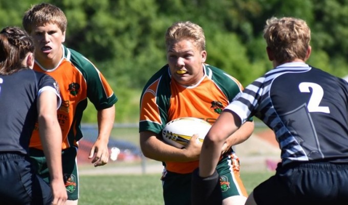 Green Bay, in orange, had their chances but also had to defend quite a bit. Photo Jessica Dietzler.