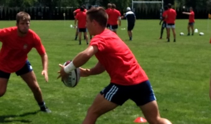 HS All Americans working out in British Columbia in 2016. Alex Goff photo.