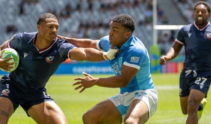 Struggles in Dubai and Cape Town have the USA with nowhere to go but up. Photo Alex Ho for World Rugby.