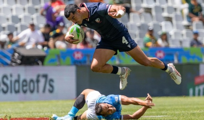 How high can the USA men jump? Alex Ho photo.