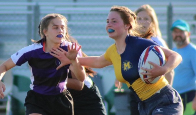 Was Meridian's upset of Rocky Mountain in the girls 7s season a harbinger? Amy Morrison photo.