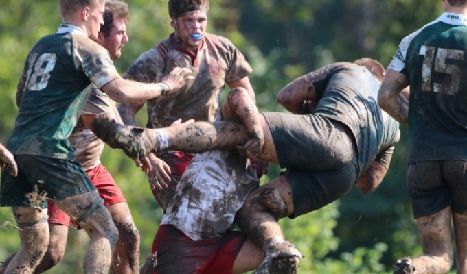 Just relish the mud from Indiana vs Michigan State last week. Andy Marsh photo.