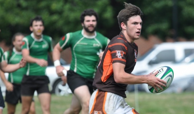 Jake Kubicki on the run for Bowling Green. Roger Mazzarella photo.