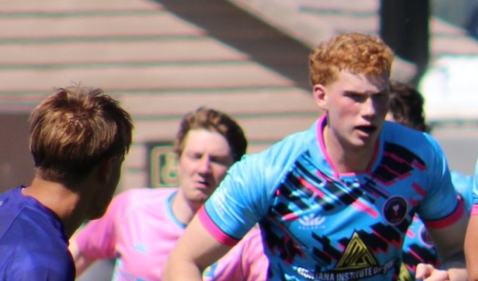 Jamie Clegg playing for Montana at the 2024 Great Northwest Challenge. Alex Goff photo.