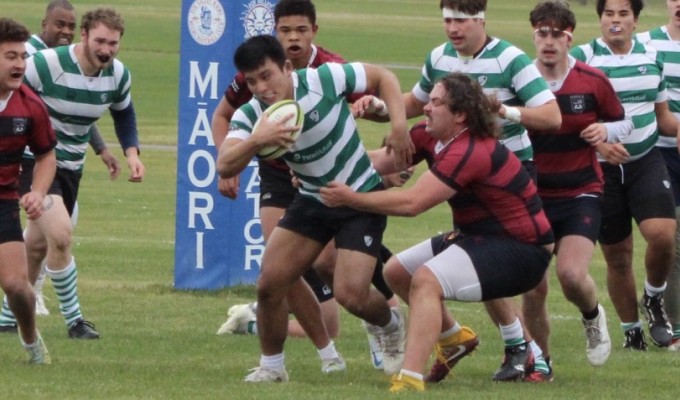 Joe Kim breaking through for Washington University.