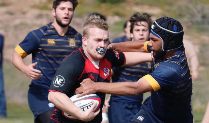 Joe Kryger finds something to do all over the field for Fresno State. Photo Fresno State Rugby.