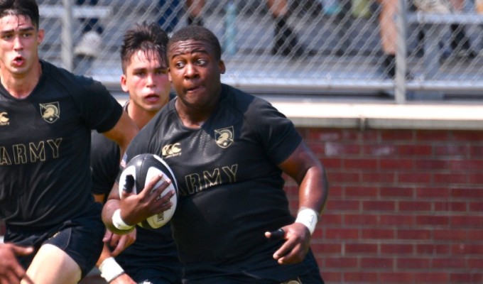 Larry Williams in action for West Point. Photo Adam Smith.