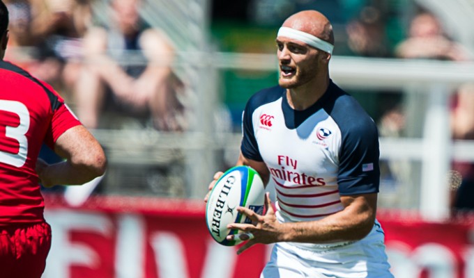 Scott LaValla for the USA against Canada in 2014. David Barpal photo.