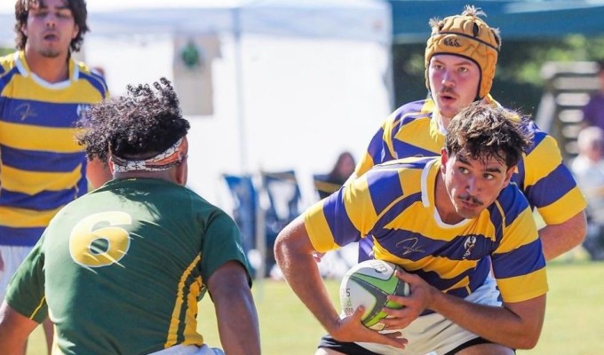 LSU is now in the Top 40. Photo Courtesy Bayour Rugby Coverage.