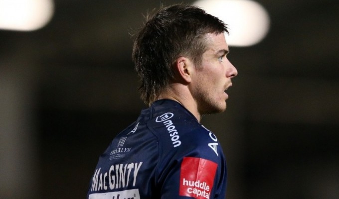 AJ MacGinty exploded for 32 points for the Sharks. Photo Sale Sharks.