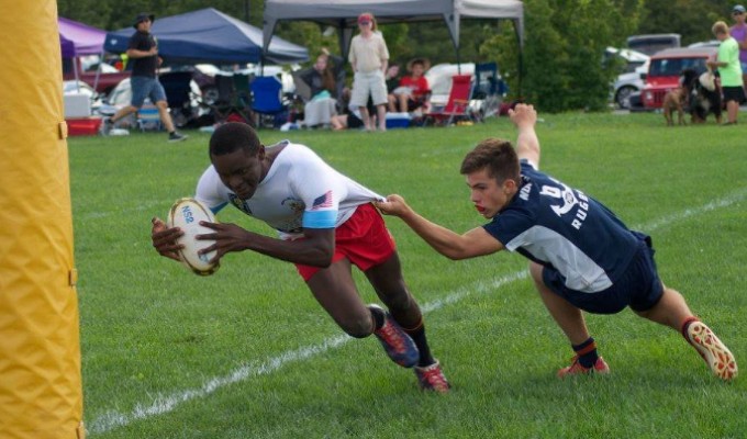 Boris Ngouabe scoring for the Maryland Exiles against North Bay in the UMBC Stud Cup in AugustBoris Ngouabe scoring for the Maryland Exiles against North Bay in the UMBC Stud Cup in August