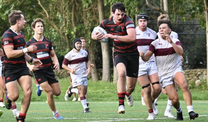 Mike Fitzgerald for Fairfield. Photo @coolrugbyphotos.