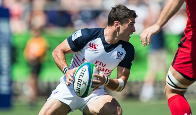 Mike Petri for the USA against Canada in 2014. David Barpal photo.