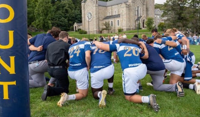 Mount St. Mary's pitched a shutout last weekend.