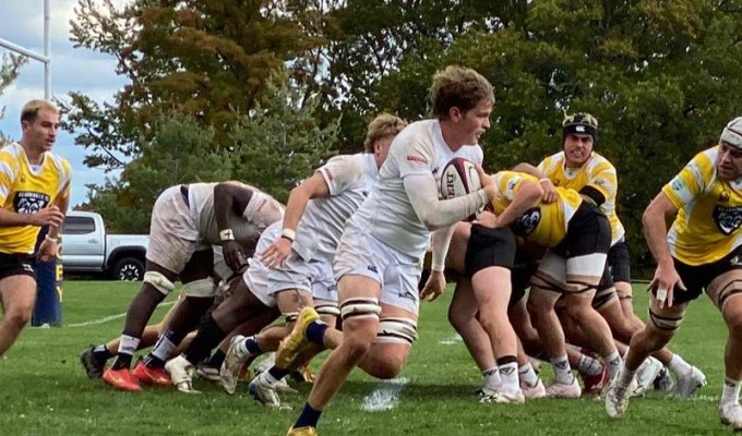 Mount St. Mary's on the charge. Photo Greg Stelluti.