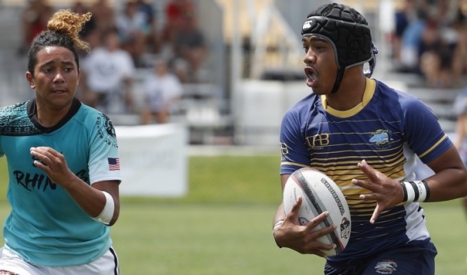 Blmeont Shore and Rhinos competed well at the young age-grade levels. Photo NAI 7s.