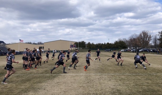 Navy vs Arkansas State at the Prusmack Rugby Center.