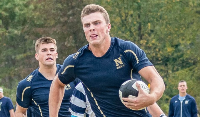 Navy goes to Berkeley. Colleen McCloskey photo.