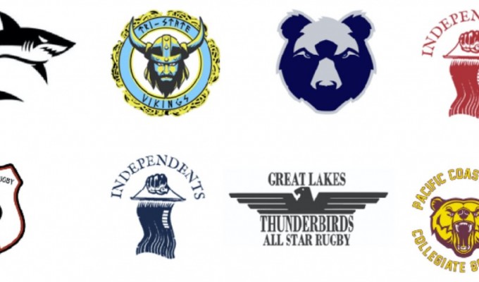 NCR All-Star teams and logos.