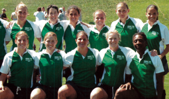 The 2005 Northeast Women's All-Star team that won the 2005 NASC 7s. Rugby Magazine.