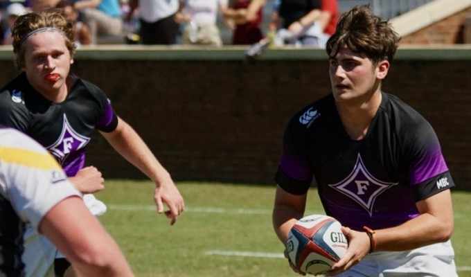 Ollie Kennett directed an effective Furman attack. Buster Kennett photo.