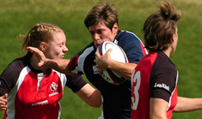 Jervey busts through against Canada. KLC Fotos for USA Rugby.