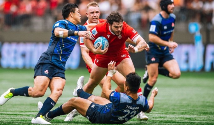 Canada lost to Japan in Vancouver, but a strong second half gave reason for optimism. Photo courtesy World Rugby.