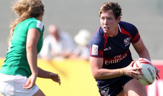 Potter getting ready to take on a defender. Photo World Rugby.