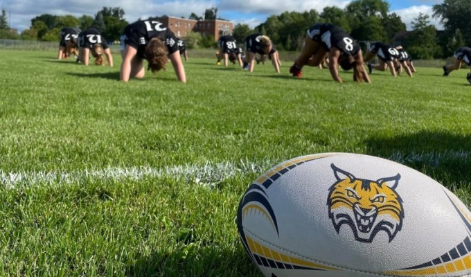 Quinnipiac in training. Photo posted by Quinnipiac Rugby Fans.