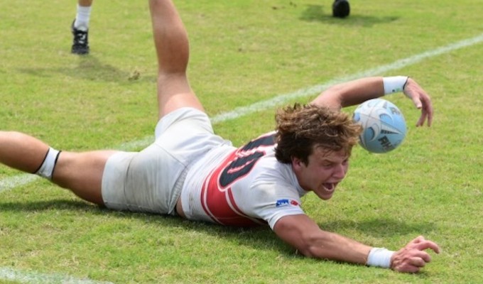 Stone Wilkinson goes over for the game-winner.