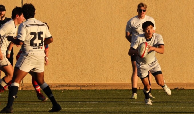 Rice completes an 8-0 regular season. Photo courtesy Rice Rugby.