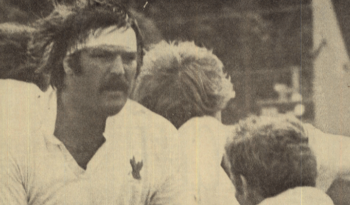 Rick Bailey for the Eagles. Photo from Rugby Magazine.