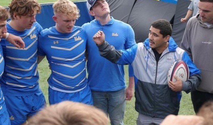 New Loyola HS Coach Cristian Rodriguez coaching with UCLA.