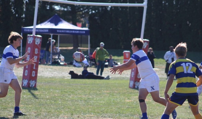 Action from Rugby Ohio's 7s competition fall 2024. Rugby Ohio is under fire for how its Board is selected. Alex Goff photo.