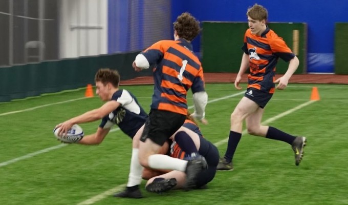 Played indoors, RugbyX gives players in Illinois a chance to shake off the rust during the winter.