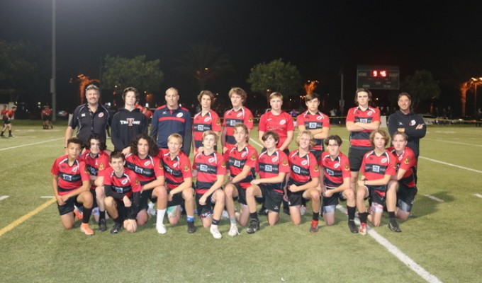 San Clemente team after an earlier win this season.