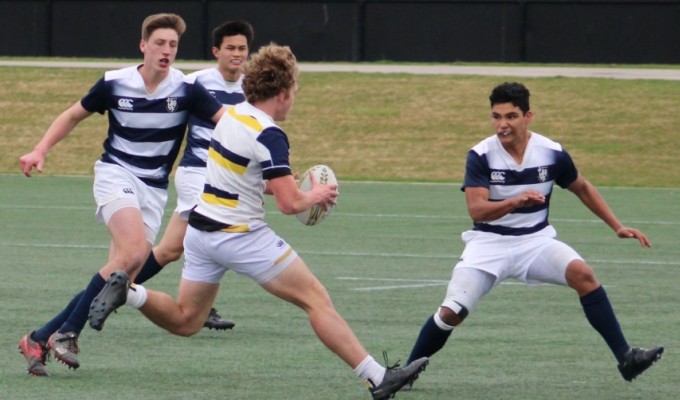 No number no problem for St. Ignatius flyhalf Colin Spellacy. Photo Alex Goff.