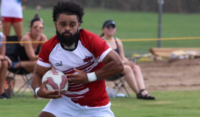 Dayton Bradford for Southern Nazarene. Photo SNU Rugby.