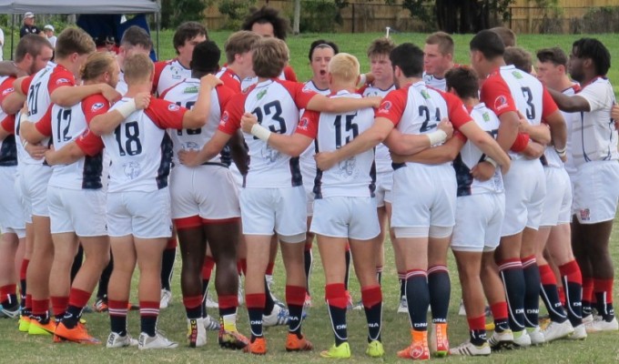 USA South Panthers huddle up at the 2016 RAN Championship. Photo Daniel Pretorius.