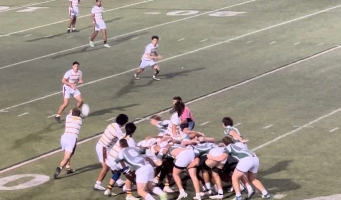 St. Francis attacks off the scrum.