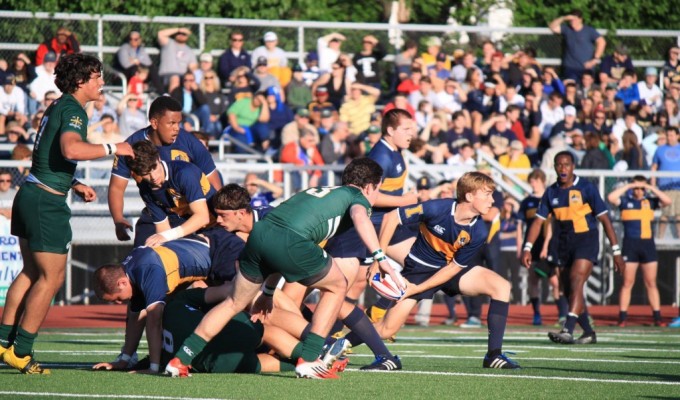 A big crowd at the 2015 state final. Allison Bradfield photo.