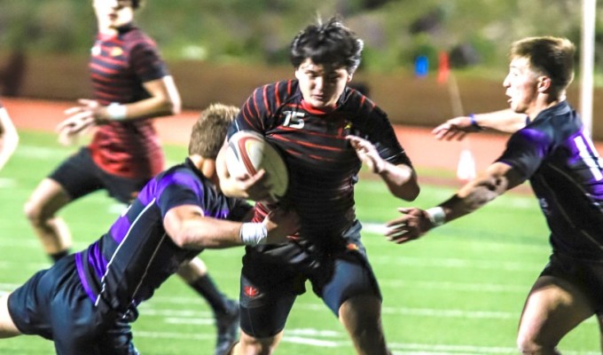 Torrey Pines in red, Long Beach Poly in purple. Photos Holland King.