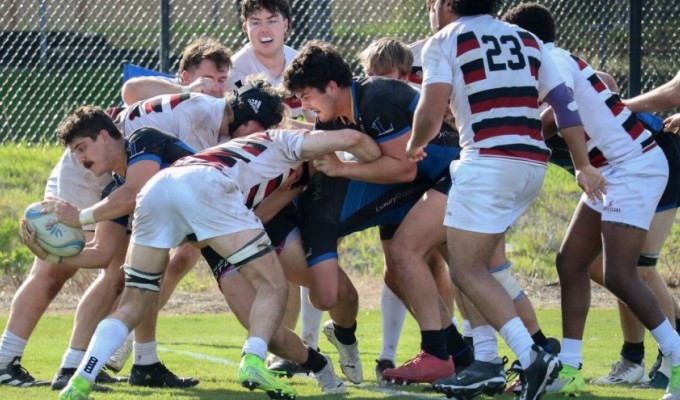 UCSB forwards kept scoring tries.