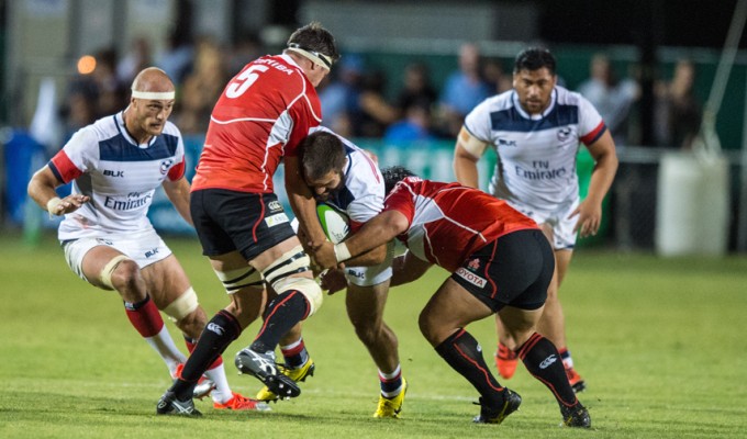 USA playing Japan in 2015. David Barpal photo.