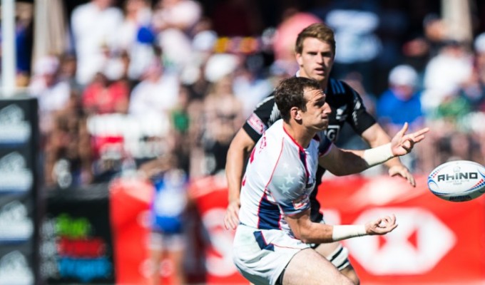 Zack Test passes the ball for the USA. David Barpal photo.