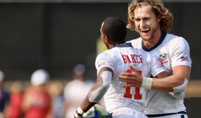 Perry Baker and Joe Schroeder both had key roles to play. Photo USA Rugby.