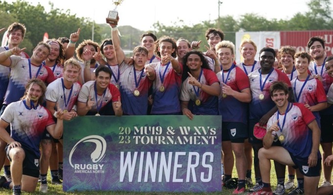USA Rugby South Panthers won the RAN U19s in 2023. Photo Rugby Americas North.