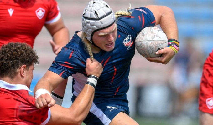 Seth Smith had four tries. Ian Muir photo.